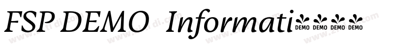 FSP DEMO   Informati字体转换
